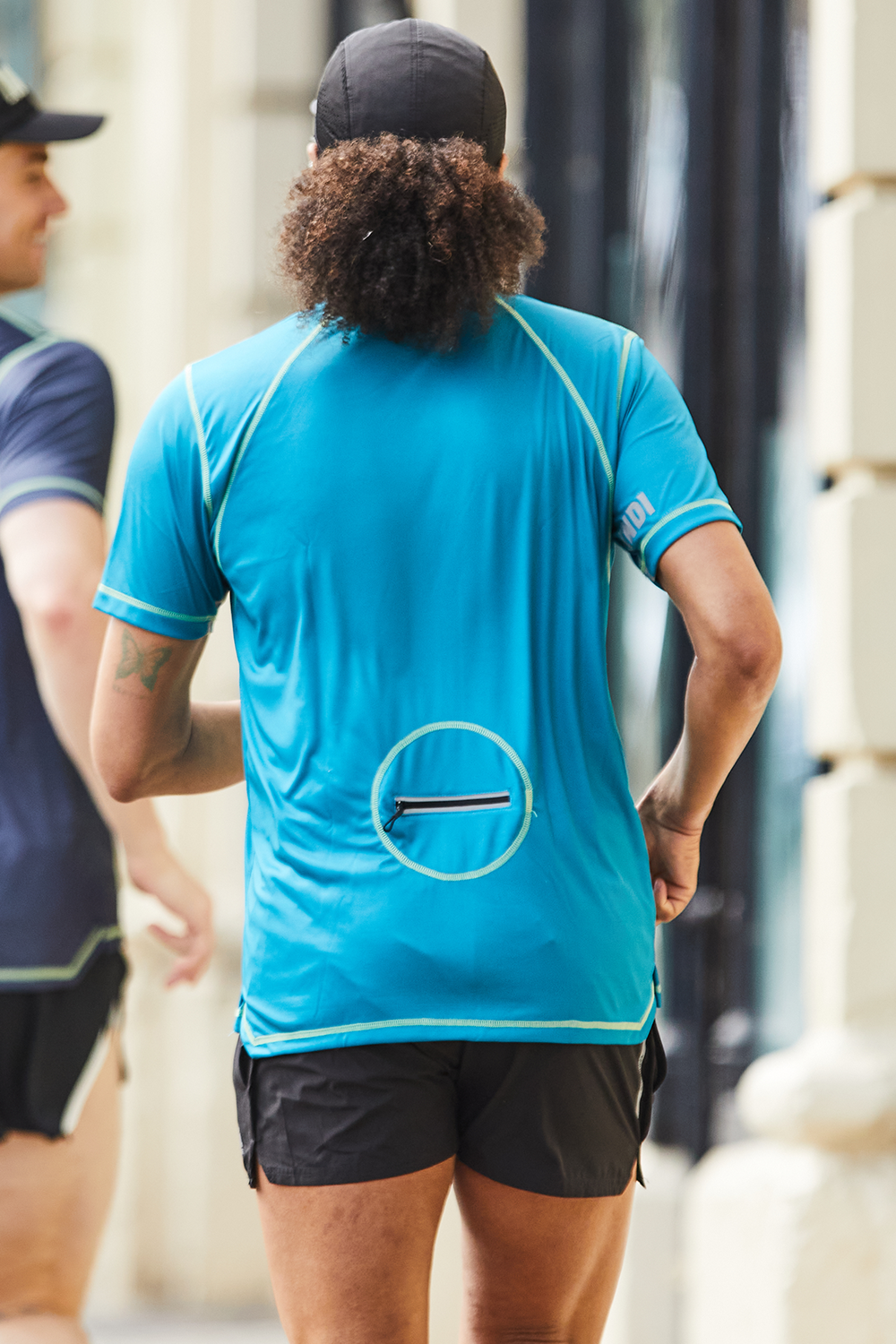 Pagoda Blue Men's Running T-shirt