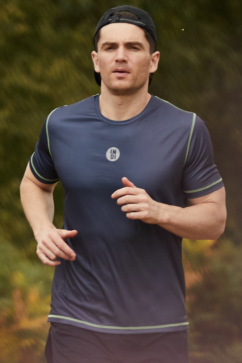 Deep Grey Men's Running T-shirt